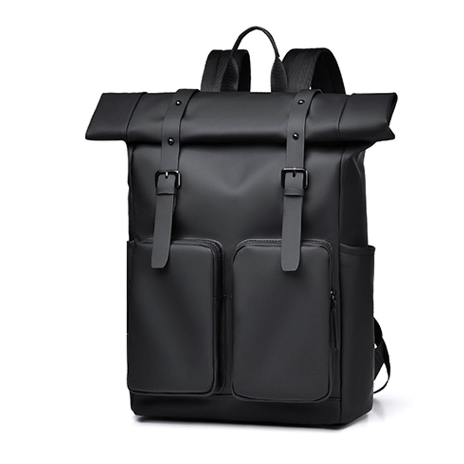Cycling - Roll-Top Backpack, Waterproof Laptop Backpack, For