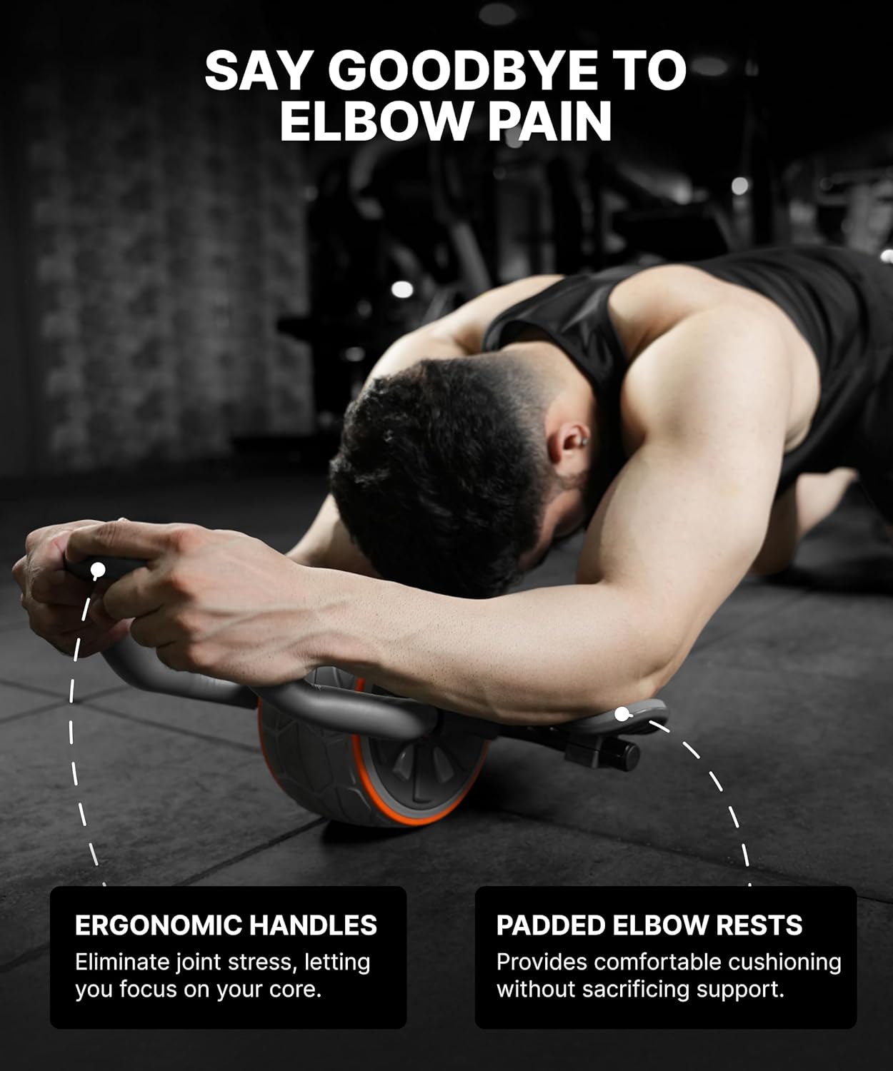 DMoose Fitness Ab Roller Wheel - Ab Roller Wheel With Elbow Support recension och pris