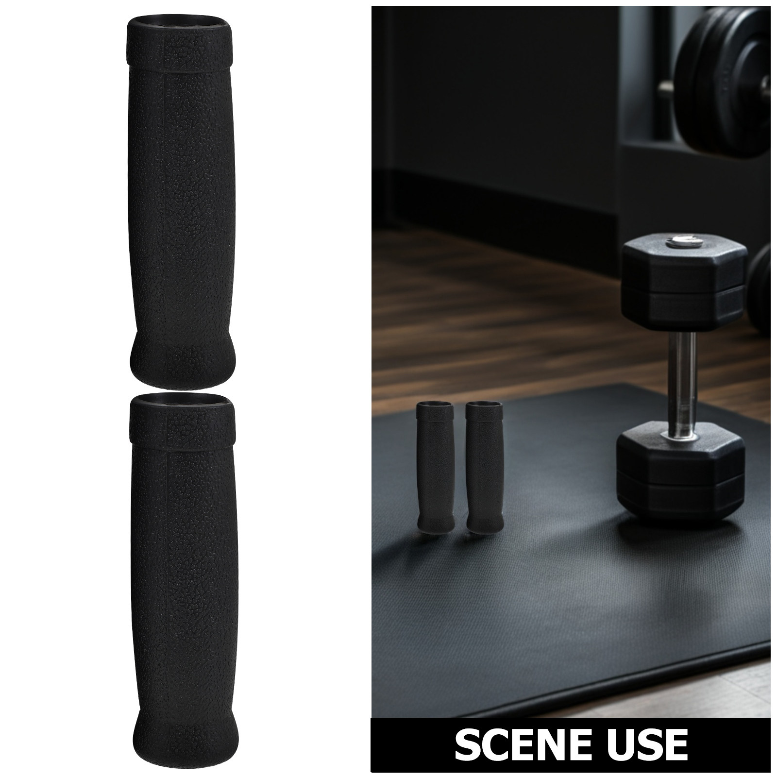 2Pcs Barbell Grips Handle Grip - Fitness Equipment recension och pris