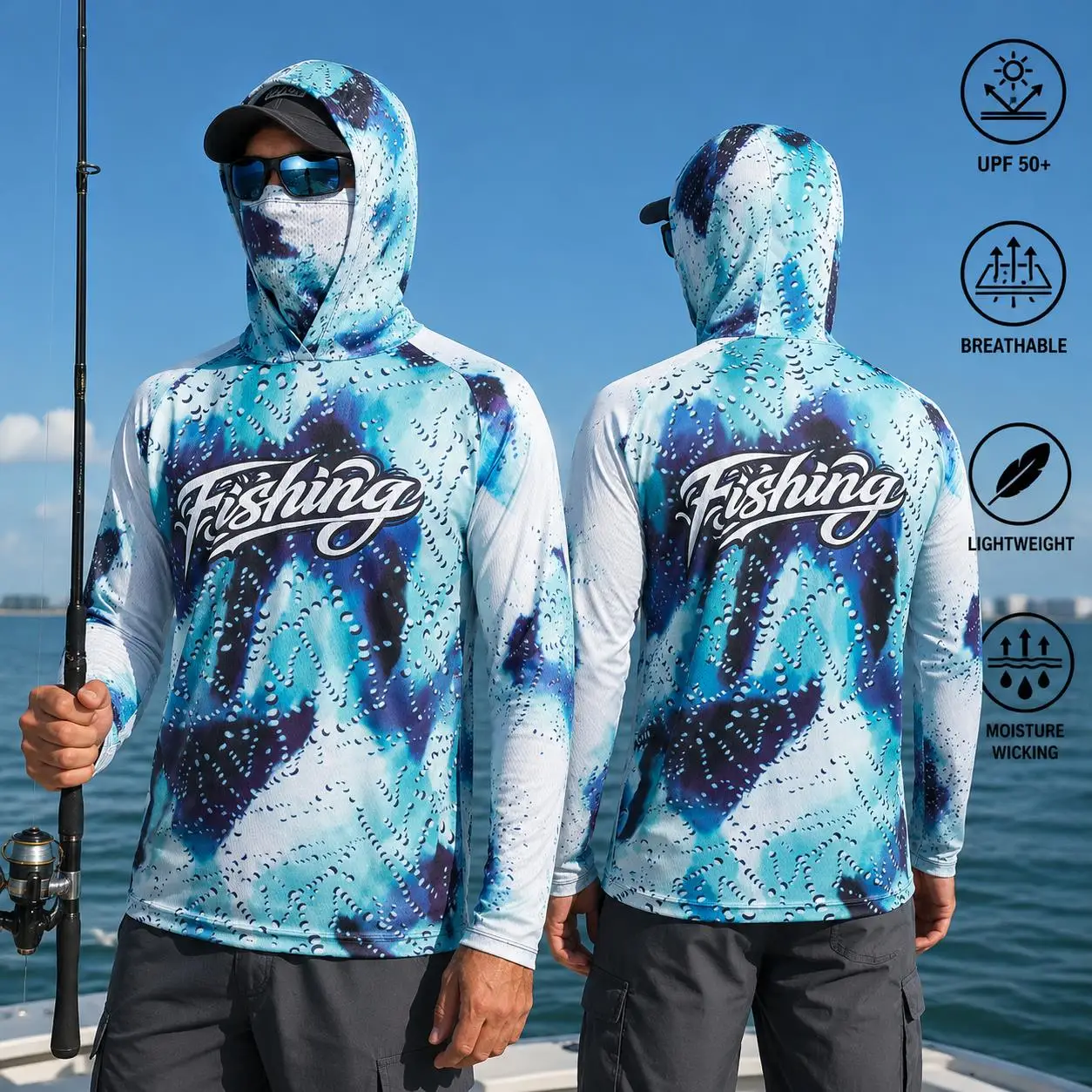 Fishing Shirt Hooded Men Fishi - Fishing recension och pris