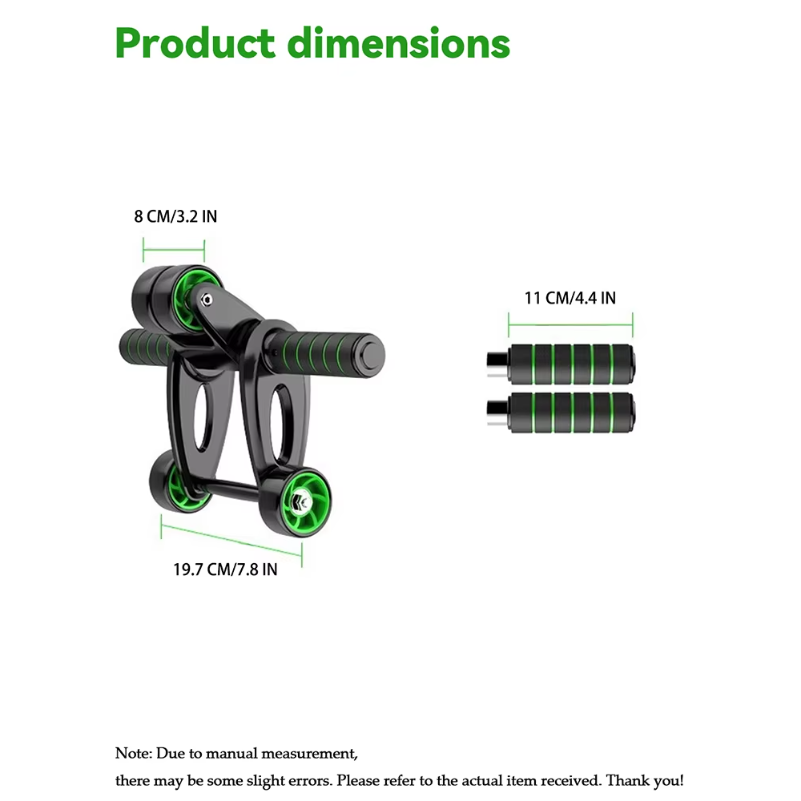 Ab Roller for Abs Workout 4 Wh - Ab Roller Wheel With Elbow Support recension och pris