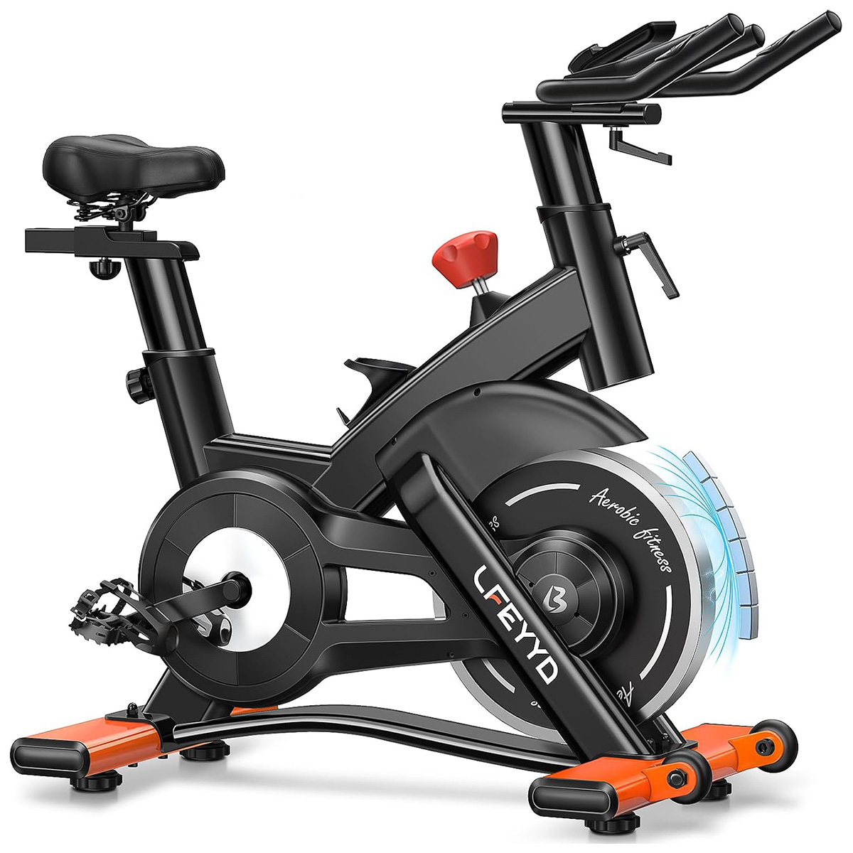 Pooboo Exercise Bike, 400LB Ma - Exercise Bike Magnetic Resistance recension och pris