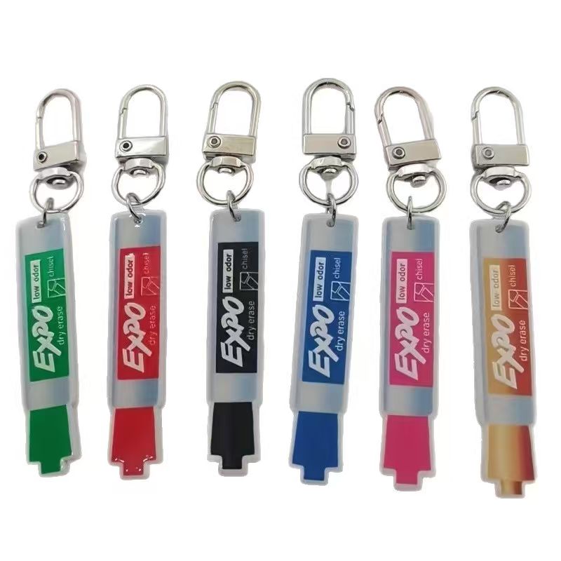 6pcs acrylic pen keychain, all - Hiking recension och pris