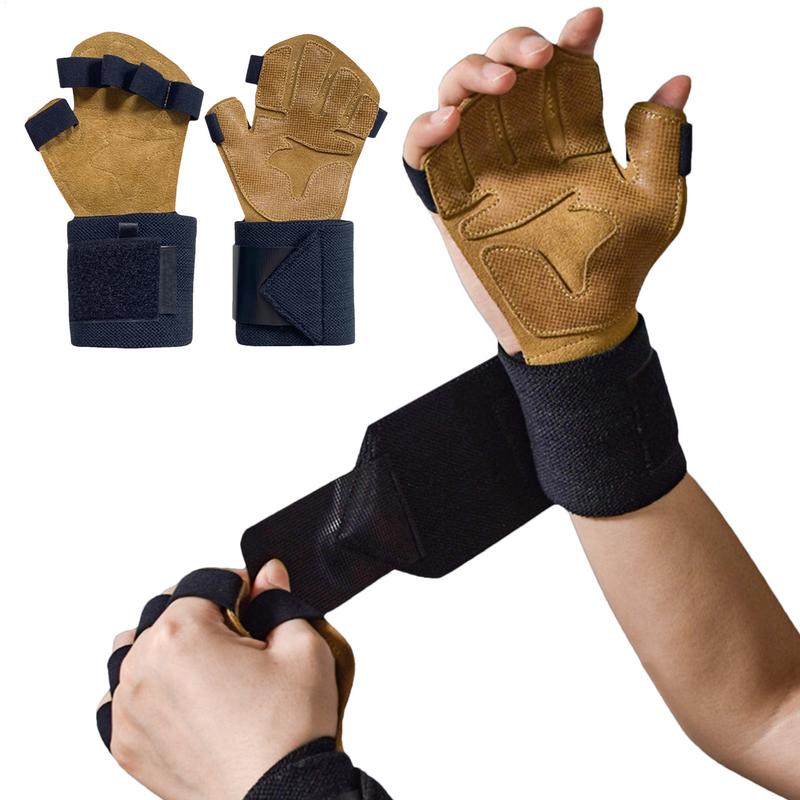Weight Lifting Gloves For Men  - Wrist Wraps Weightlifting Support recension och pris