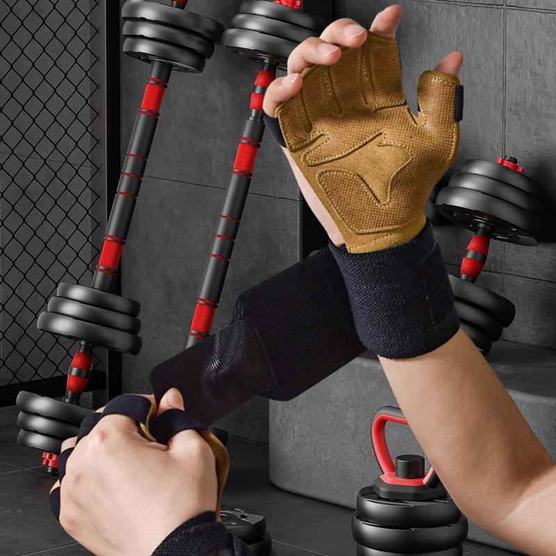Weight Lifting Gloves For Men  - Wrist Wraps Weightlifting Support recension och pris