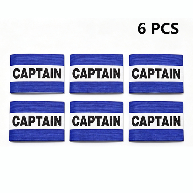 6Pcs Adjustable Captain Armban - Team Sports recension och pris