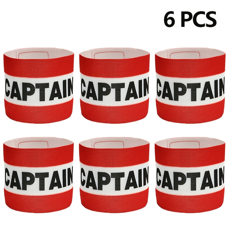 6Pcs Adjustable Captain Armban - Team Sports recension och pris
