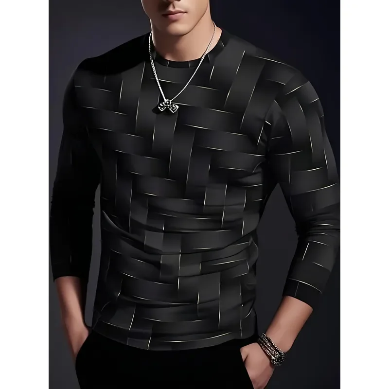 3D Printed Casual Long Sleeve  - Hiking recension och pris