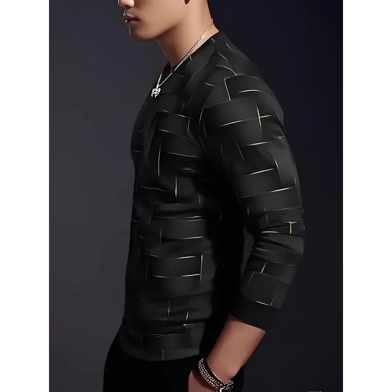 3D Printed Casual Long Sleeve  - Hiking recension och pris